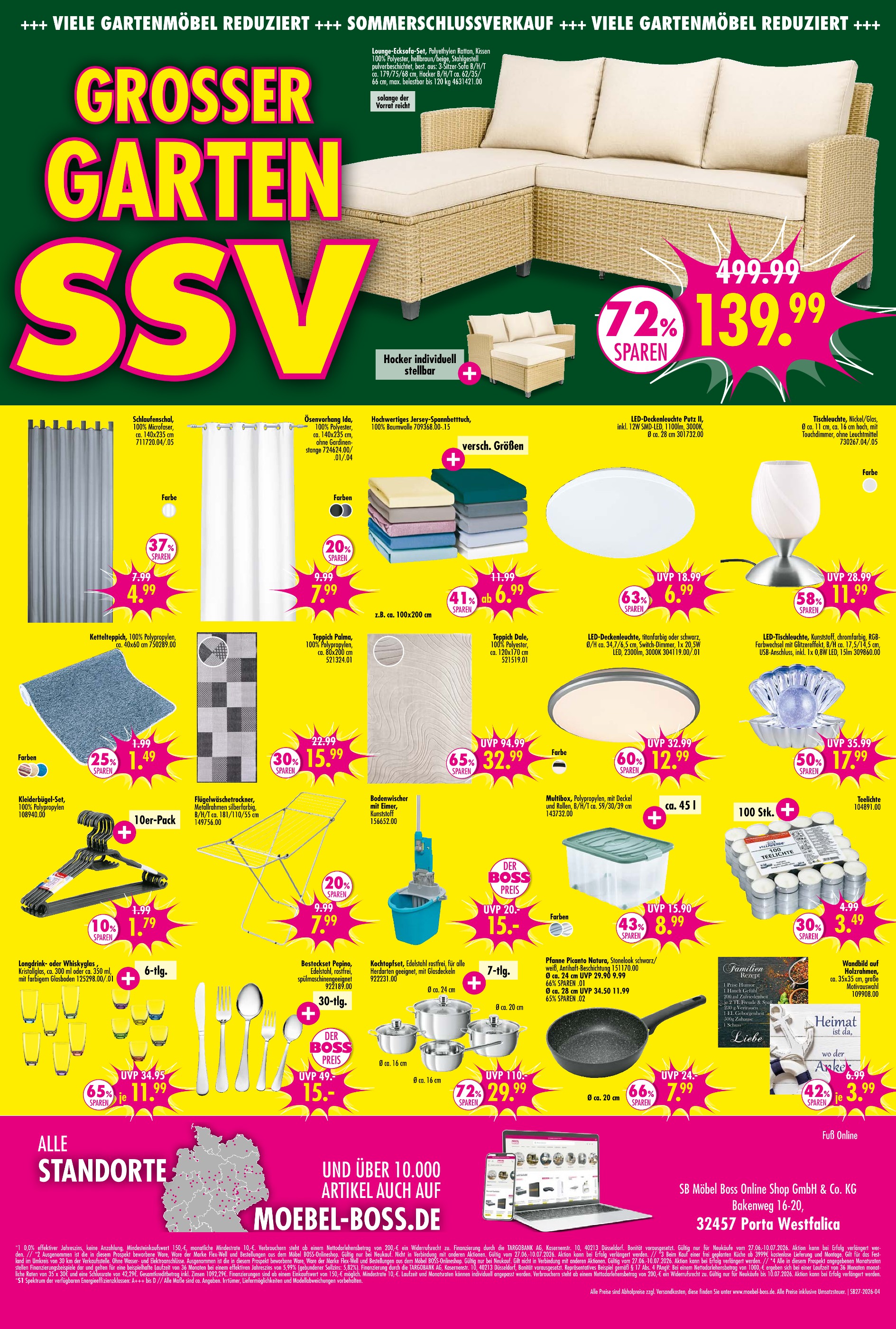 Teppich Angebot im aktuellen SB Möbel Boss Prospekt auf Seite 4
